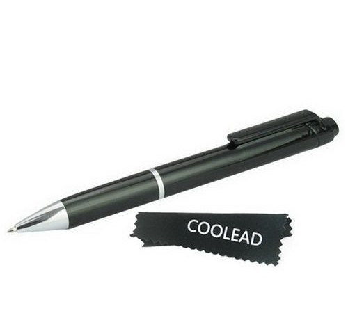 Black Portable Ball-point Pen and Stereo Voice Audio Recorder Pen