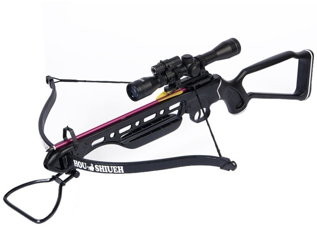 Black Metal Hunting Crossbow